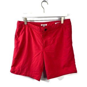 Boto Mens Coral Red Aruba Swimming Trunks Short 8.5" Drawstring 3-Pocket 33